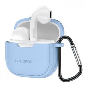 Bluetooth náhlavná súprava BOROFONE TWS BW29, farba modrá