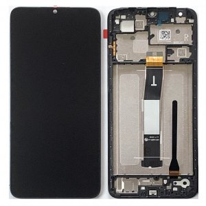 Dotyková deska Xiaomi Redmi 12C + LCD s rámečkem black SERVICE PACK