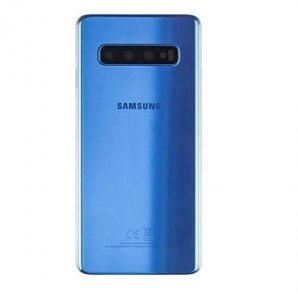 Samsung G973 Galaxy S10 kryt batérie + sklo fotoaparátu modré