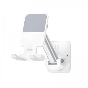 Stojánek na mobil XO-C99, 4´´ - 10´´ (montáž i na stěnu), barva bílá