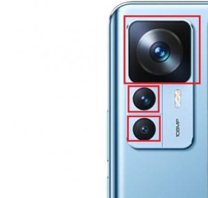 Sklíčko zadní kamery Xiaomi 12T