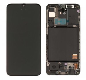Dotyková deska Samsung A405 Galaxy A40 + LCD s rámečkem black