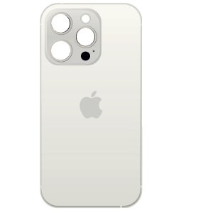Kryt baterie iPhone 15 PRO white titan - Bigger Hole