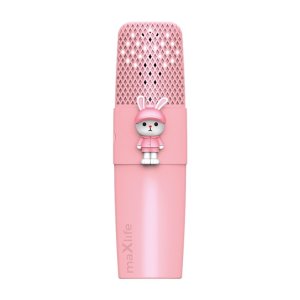 Maxlife Animal Bluetooth mikrofon s reproduktorem, růžový