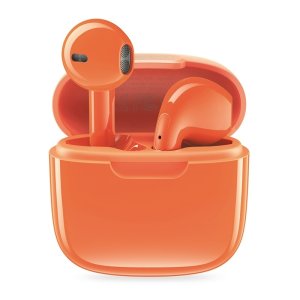 Bluetooth headset XO TWS (X23) barva oranžová