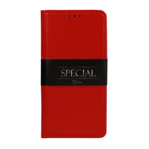 Pouzdro Book Leather Special Samsung A346B Galaxy A34 5G, barva červená