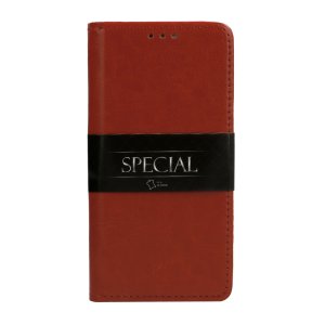 Pouzdro Book Leather Special Samsung A155, A156 Galaxy A15 4G/5G, barva hnědá