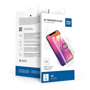 Tvrzené sklo 5D FULL GLUE Samsung S926 Galaxy S24 Plus černá - velikost pro pouzdra