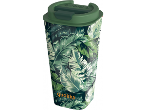 Plastový cestovní hrnek Flux Ditsy Jungle 450 ml