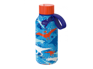 Nerezová termoláhev Solid Kids s poutkem Dinosaur 330 ml