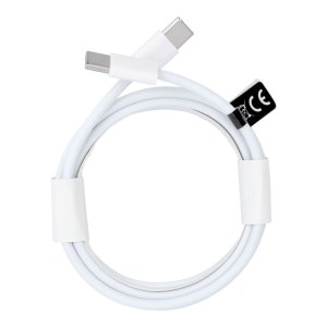 Datový kabel USB Typ C na USB Typ C, 30W, barva bílá, 2 metry, box