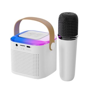 Mini reproduktor s mikrofonem (Y1), BT v. 5.3, Micor SD, AUX, barva bílá