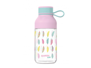 Plastová láhev Ice Kids s poutkem Feathers 430 ml