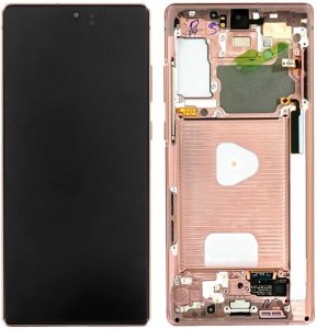 Dotyková deska Samsung N980, N981 Galaxy NOTE 20 + LCD s rámečkem bronze - OLED