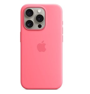 Silicone Case iPhone 15  PRO Pink (blistr)