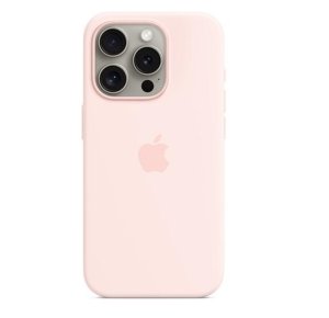 Silicone Case iPhone 15   Light Pink (blistr)