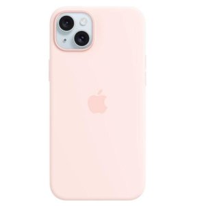 Silicone Case iPhone 15 PLUS Light Pink (blistr)