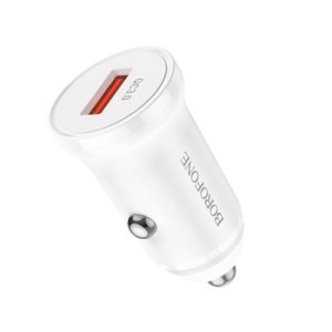 CL adaptér Borofone (BZ18) 1x USB A, 18W, QC 3.0 white