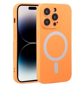 MagSilicone Case iPhone 16 Orange