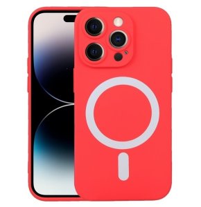 MagSilicone Case iPhone 16 Plus Red