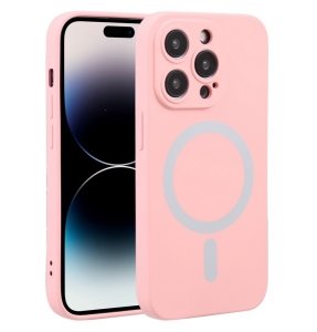 MagSilicone Case iPhone 16 Pro Pink