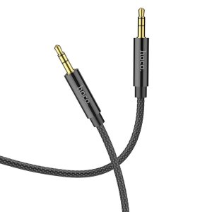 Kabel AUX HOCO (UPA19) Jack 3,5mm na Jack 3,5mm, 2m černý