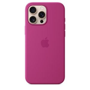 Silicone Case iPhone 16 PRO MAX Fuchsia (blistr)