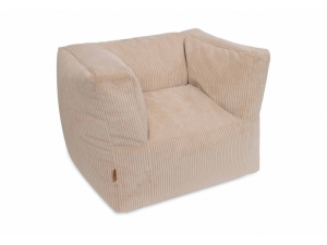 Křeslo dětské Beanbag Corduroy Natural