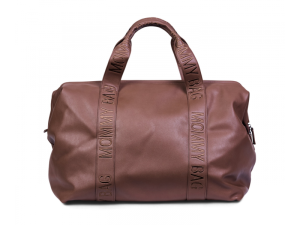 Přebalovací taška Mommy Bag Signature Vegan Leather Dark Brown