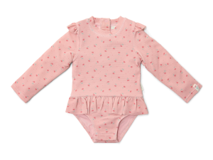 Plavky dlouhý rukáv Sunny Flowers Blush vel. 74/80