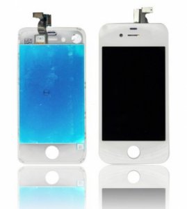 iPhone 4 + LCD dotykový panel biely Trieda A