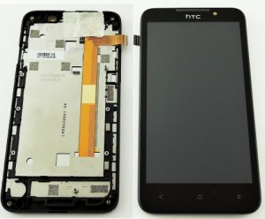 Dotyková deska HTC DESIRE 516 + LCD + rámeček černá