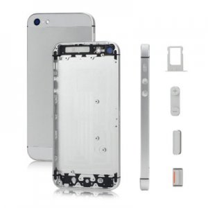Kryt batérie + stred iPhone 5 originálnej farby biely