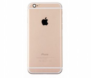 Kryt batérie + stredový iPhone 6 4,7 originálna farba zlatá