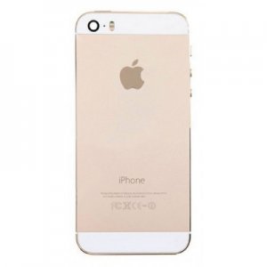 Kryt batérie + stredný iPhone 5S originálnej zlatej farby