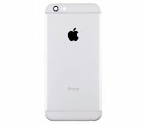 Kryt batérie + stred iPhone 6 PLUS (5,5) originálna farba strieborná / biela