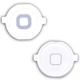 Tlačidlo HOME iPhone 4 biele