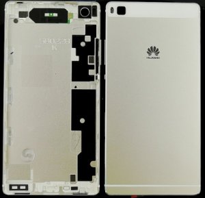 Huawei P8 originálny kryt batérie + bočné tlačidlá biely